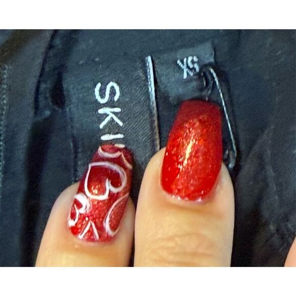 NWT Skingraft Modern Goth Dark Cottagecore Tiered Frill Long Sleeve Smock Dress - Picture 6 of 15